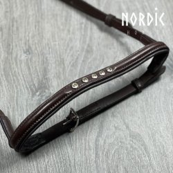 Eng. nserem med 5 sten - Brun