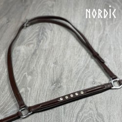 Nserem med 5 sten - Brun