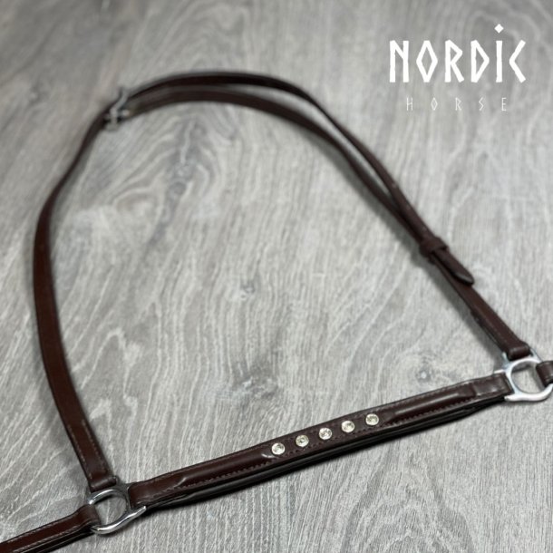 Nserem med 5 sten - Brun