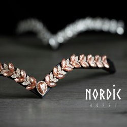 Pandebnd Rosegold Leaves