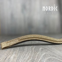 Pandebnd med guld glitter