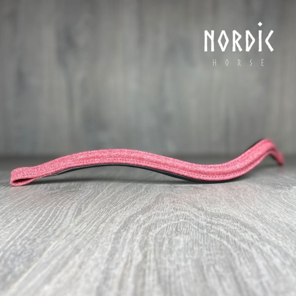 Pandebnd med rosa glitter