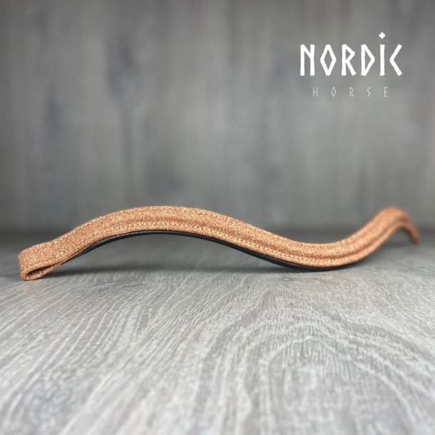 Pandebnd med rosegold glitter