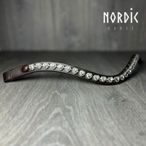 Pandebnd White Hearts - Brun 