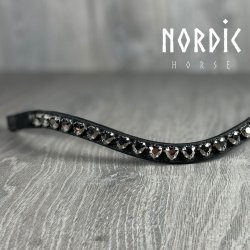 Pandebnd Black Heart - Glitter