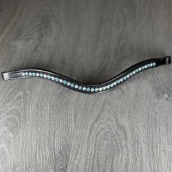 Pandebnd med matte og klare sten