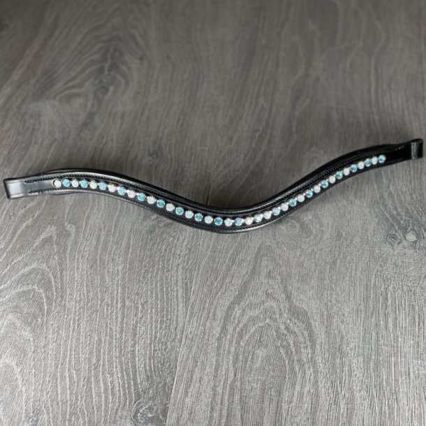 Pandebnd med matte og klare sten