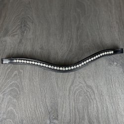 Pandebnd med matte og klare sten