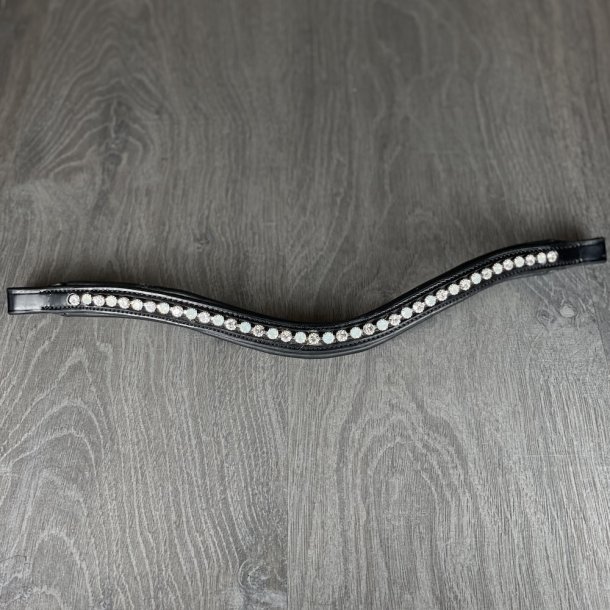 Pandebnd med matte og klare sten