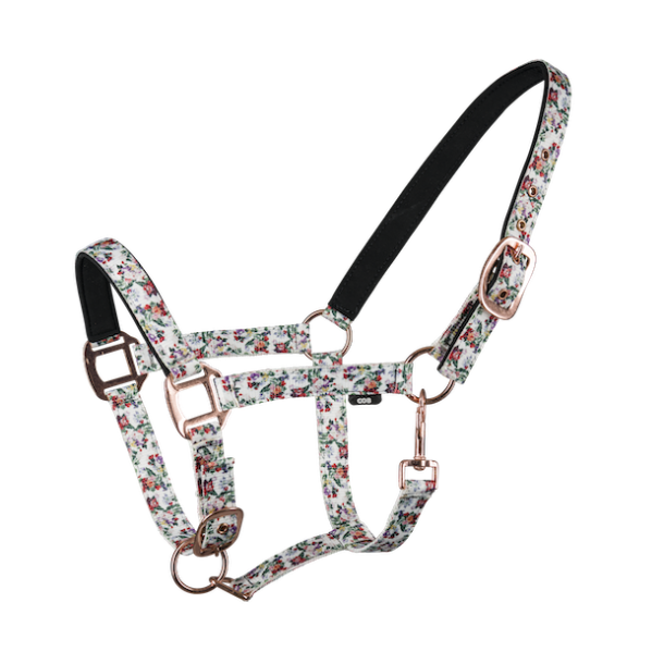 Polstret grime med blomster