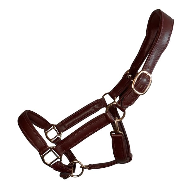 Grime i bld farvet lder - Mrk rd