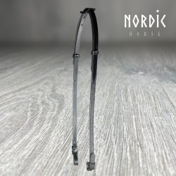 Nakkestykke med sort glitter