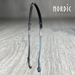 Nakkestykke med bl glitter