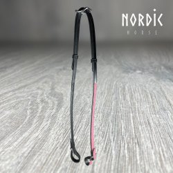 Nakkestykke med rosa glitter