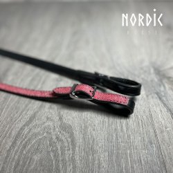 Nakkestykke med rosa glitter