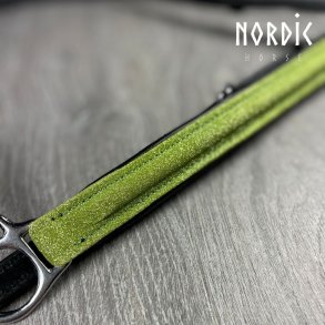 Nserem med grn glitter