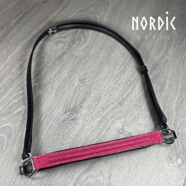 Nserem med pink glitter