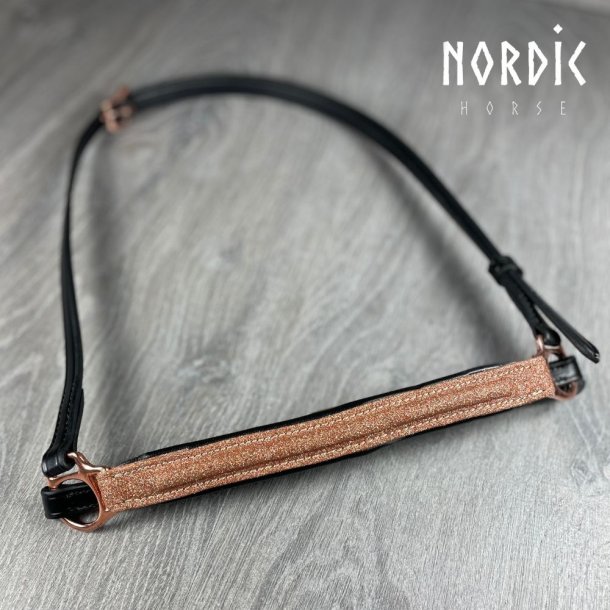 Nserem med rosegold glitter