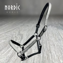 Ldergrime med slv glitter