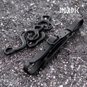 Luksus hagedel incl. stnger - Sort