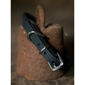 Hundehalsbnd i rund biothan