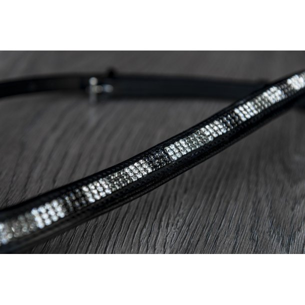 Nakkestykke med hvide/gr/sorte sten