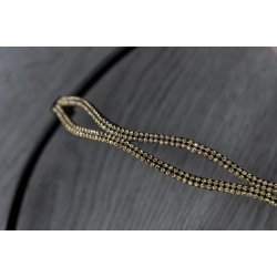 Nakkestykke 11 med overside sten, guld