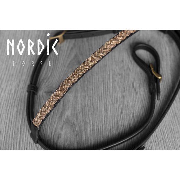 Trense med flettet metal