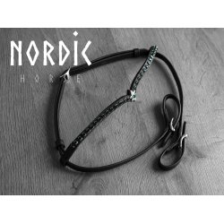 Pandebnd med 1 rkke sten og stjerne i midten