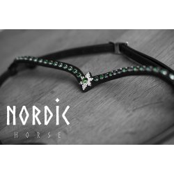 Pandebnd med 1 rkke sten og stjerne i midten