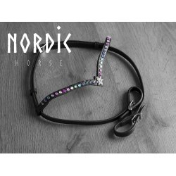 Pandebnd med 1 rkke sten og stjerne i midten