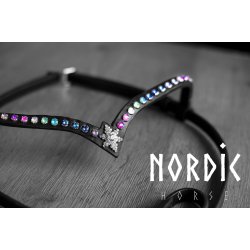 Pandebnd med 1 rkke sten og stjerne i midten