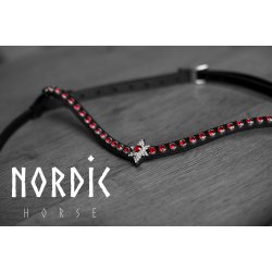 Pandebnd med 1 rkke sten og stjerne i midten