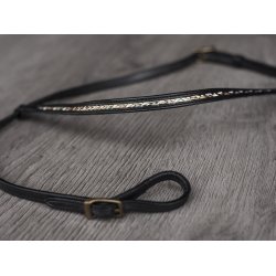 Nakkestykke med shiny flet