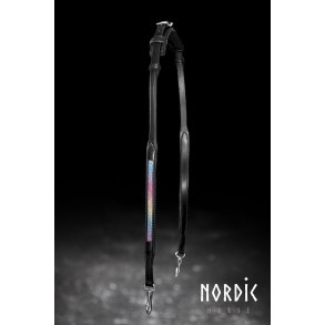 Nakkestykke uden pandebnd med rainbow glitter p siderne