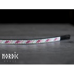 Pandebnd med flere farver sten