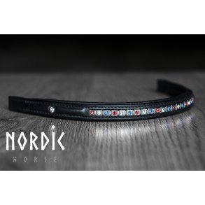 Pandebnd med icecolour sten i metal