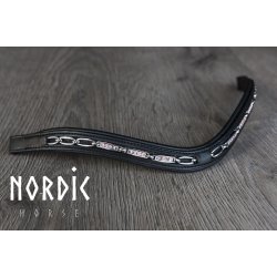 Pandebnd med sm farvede sten og metal