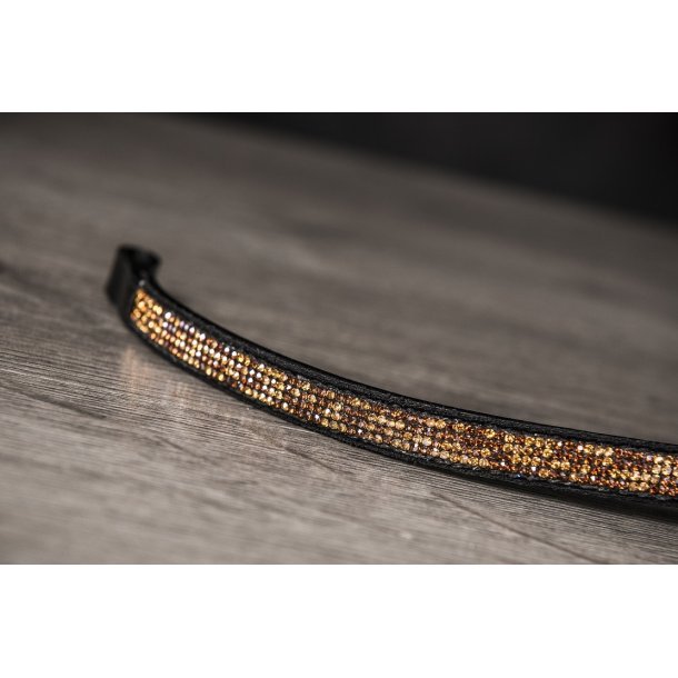 Pandebnd med 4 rk. sm sten